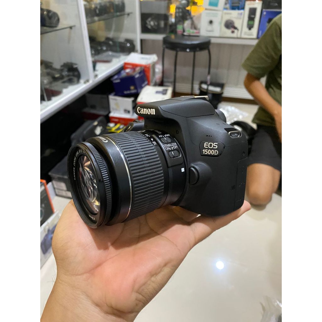 CANON 1500D LIKENEW MULUS KAYA BARU NOMINUS NO LECET CANON EOS 1500D BEKAS MULUS CANON 1500D