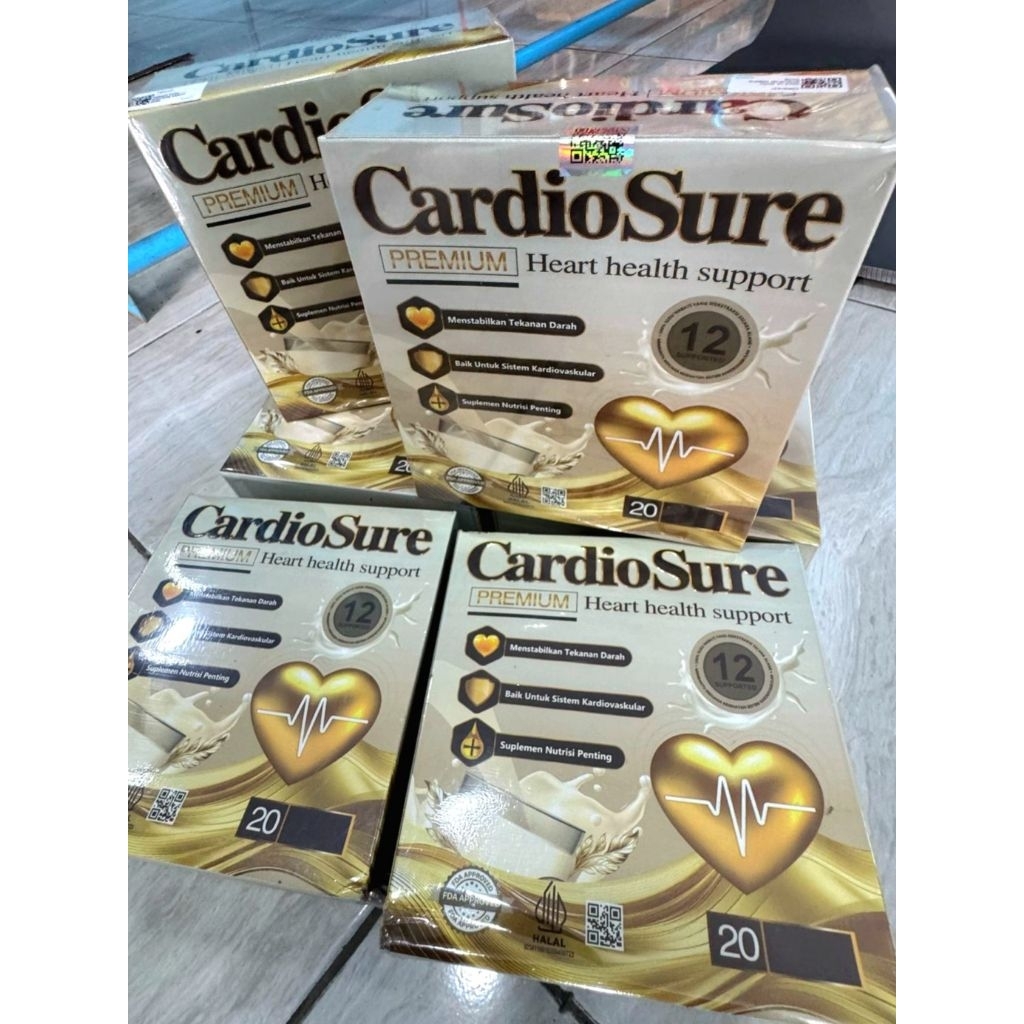 

CardioSure Ori 100% 1Kotak (12 sachet) u/ Kesehatan Jantung