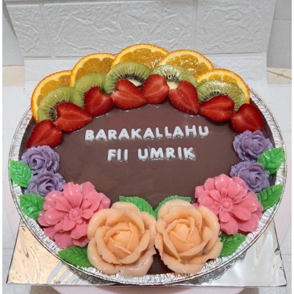 

hampers puding buah mix bunga