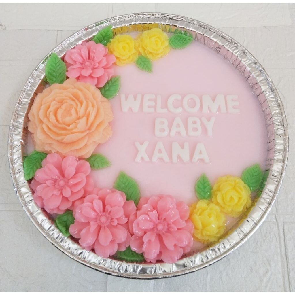 

hampers puding bunga