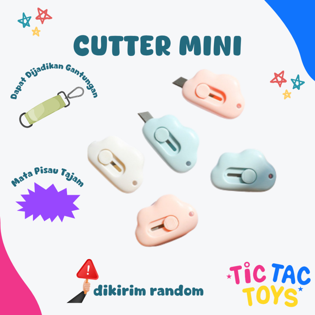 

TicTacToys Cutter Mini Lucu Anak Back To School