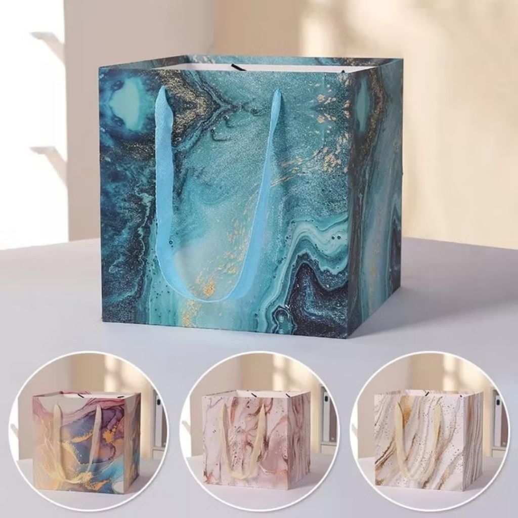 

PAPER BAG BESAR MARBEL GALAXY KANTONG HADIAH /GIFT BAG POLOS/TAS HADIAH HAMPERS PB-13