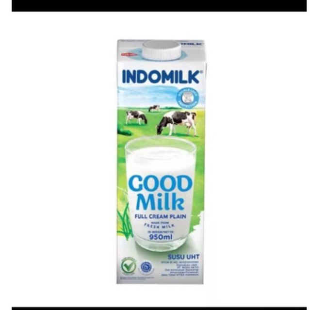 

( ready stock ) Susu UHT Fullcream Indomilk 950ml