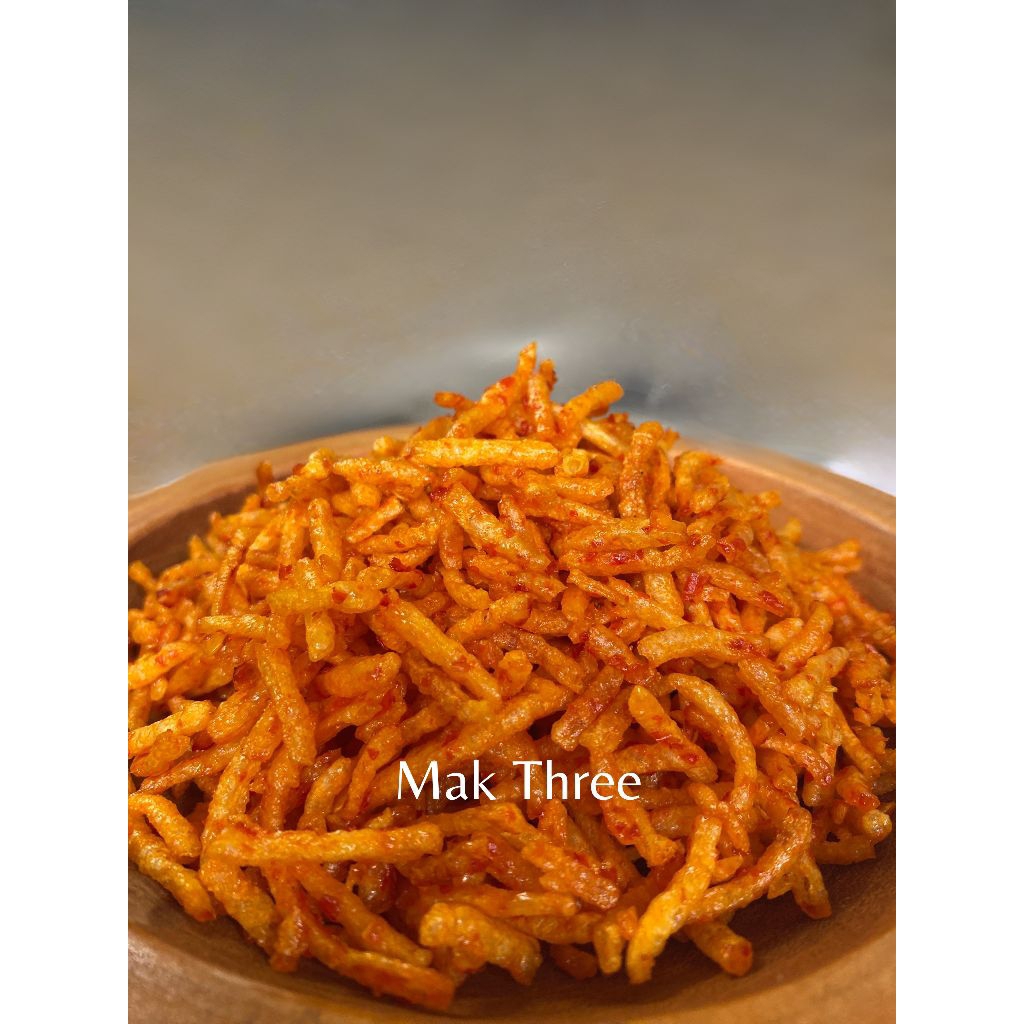 

[BUNDLE][4pcs] Mak Three Kentang Mustofa Renyah Pedas Manis 175 gram