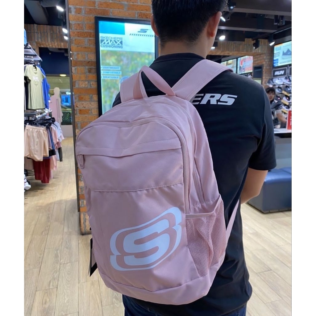 Tas Skechers Ransel Wanita Pink Original
