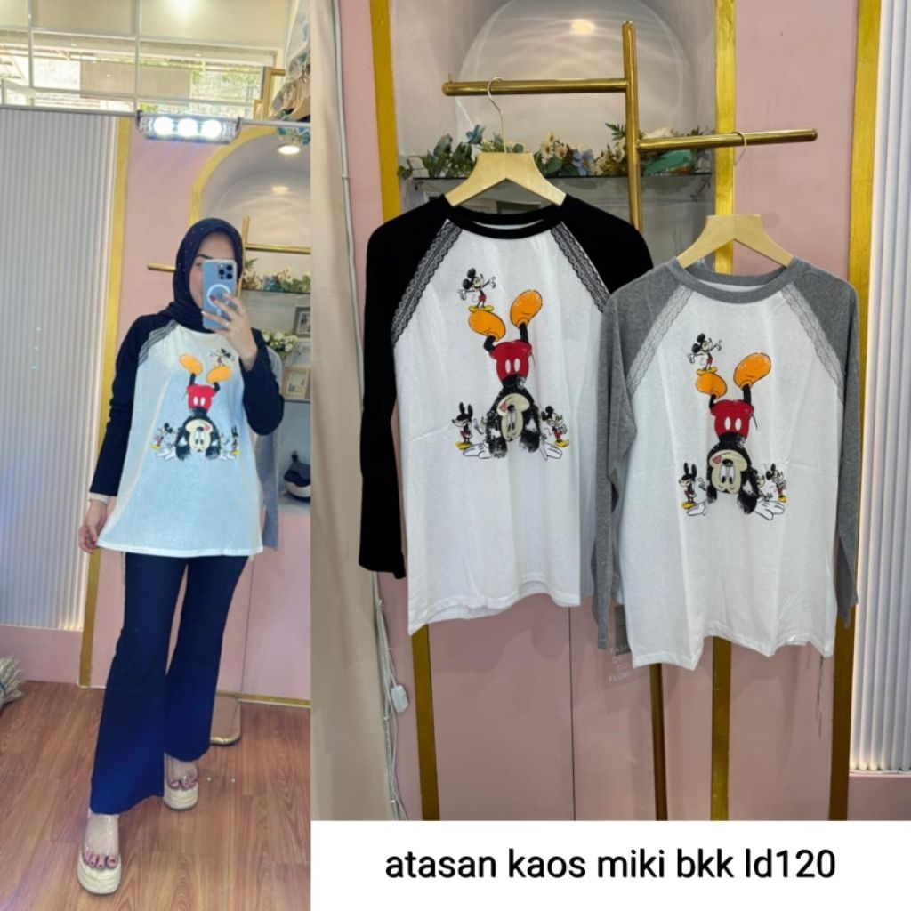 kaos oversize BKK Micky mouse