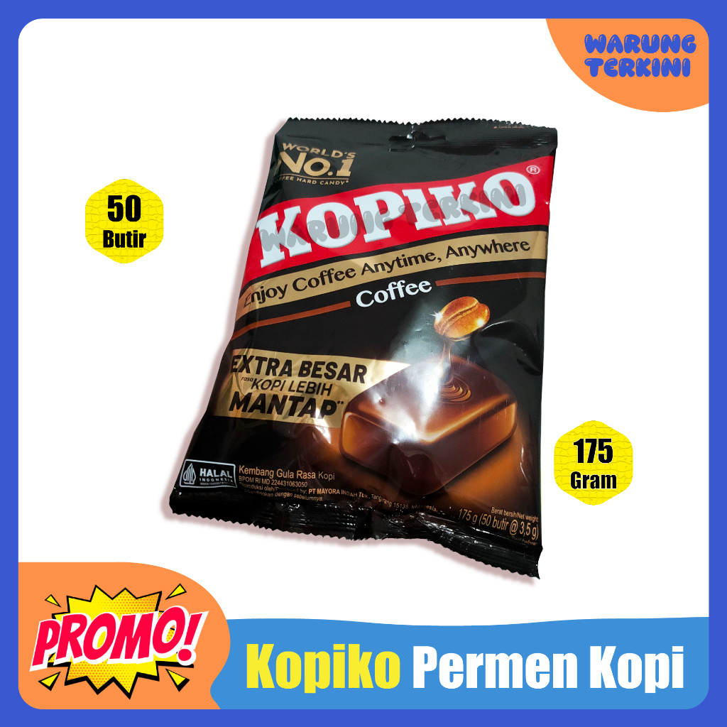 

Kopiko 1 Bungkus 50 Butir 175gr | Permen Kopi