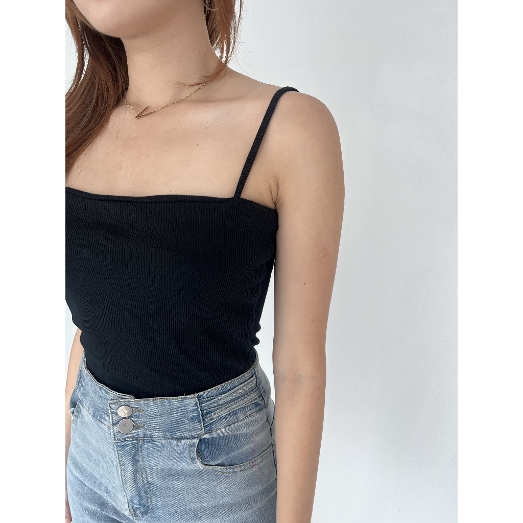 Lassmee | YEON Atasan Tank Top Rajut Wanita / Knit Bra Top
