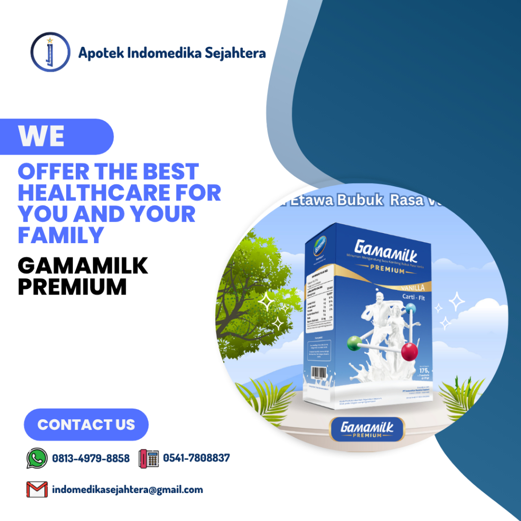 

GAMAMILK PREMIUM RASA VANILLA 175MG / SUSU KAMBING RASA VANILLA / SUSU BUBUK