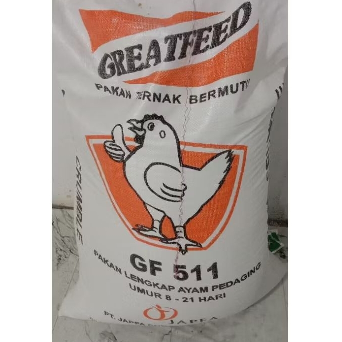 PUR GF 511 JAPFA (Fase starter) usia 8-21hari | Pakan ayam | Ayam pedaging broiler | Ayam kampung | 
