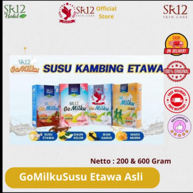 

GOMILKU SR12 SUSU ETAWA PREMIUM UNTUK SENDI&IMUN HALAL ,BPOM