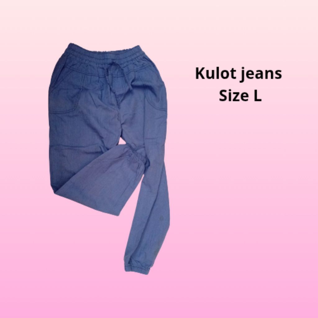 preloved kulot jeans