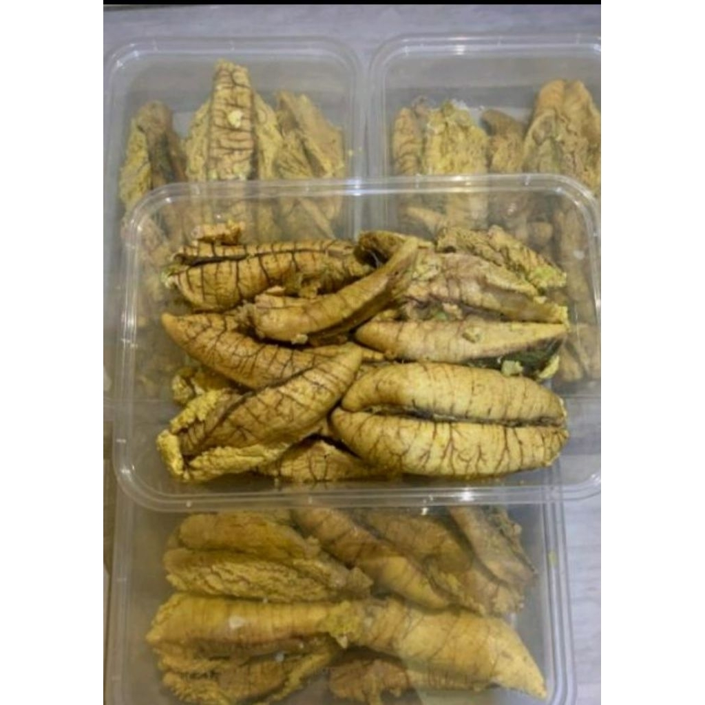 

telur ikan kakap goreng .sangat lezat di temani nasi.100 gr