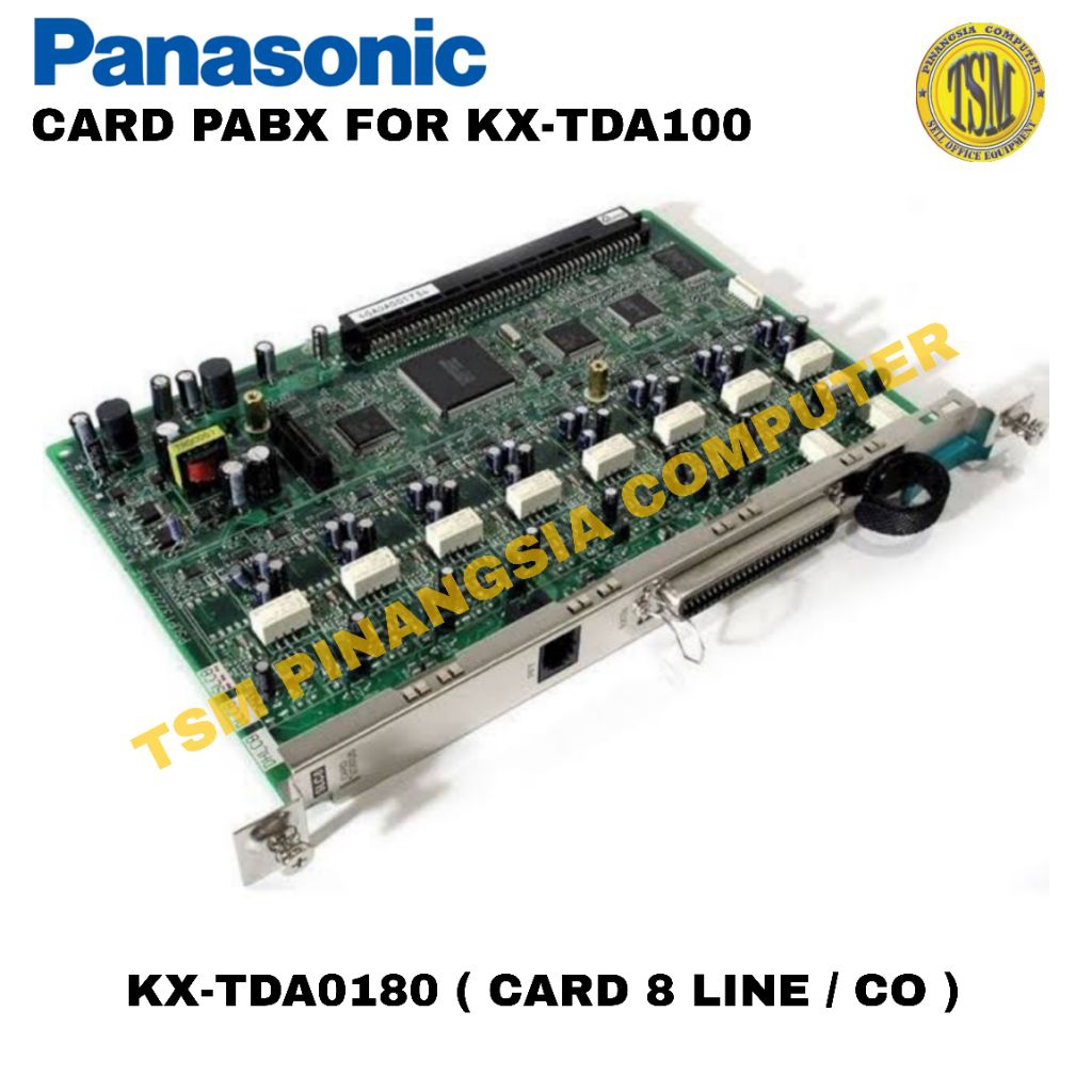 Card LinePABX Panasonic KX-TDA0180 ( 8 Line / Co ) Untuk PABX KX-TDA100
