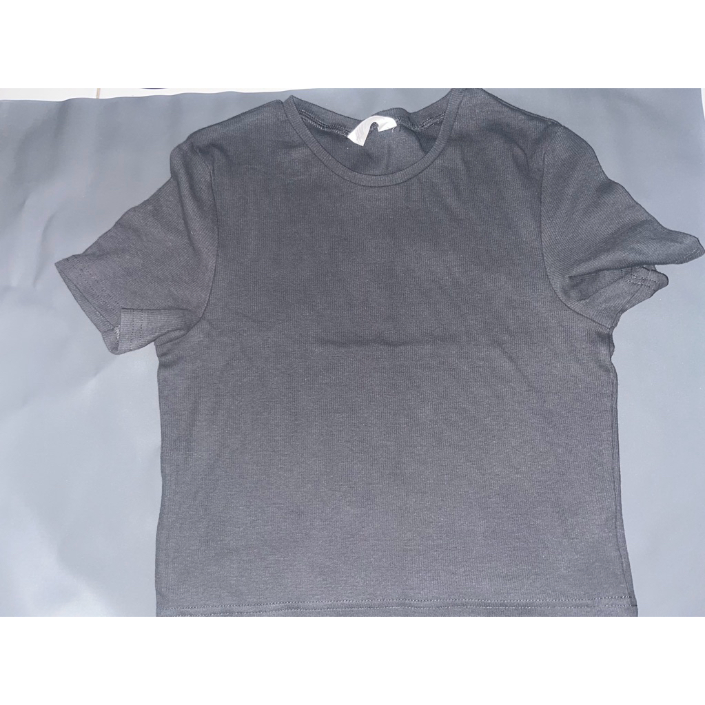 KAOS CROP TOP WANITA H&M