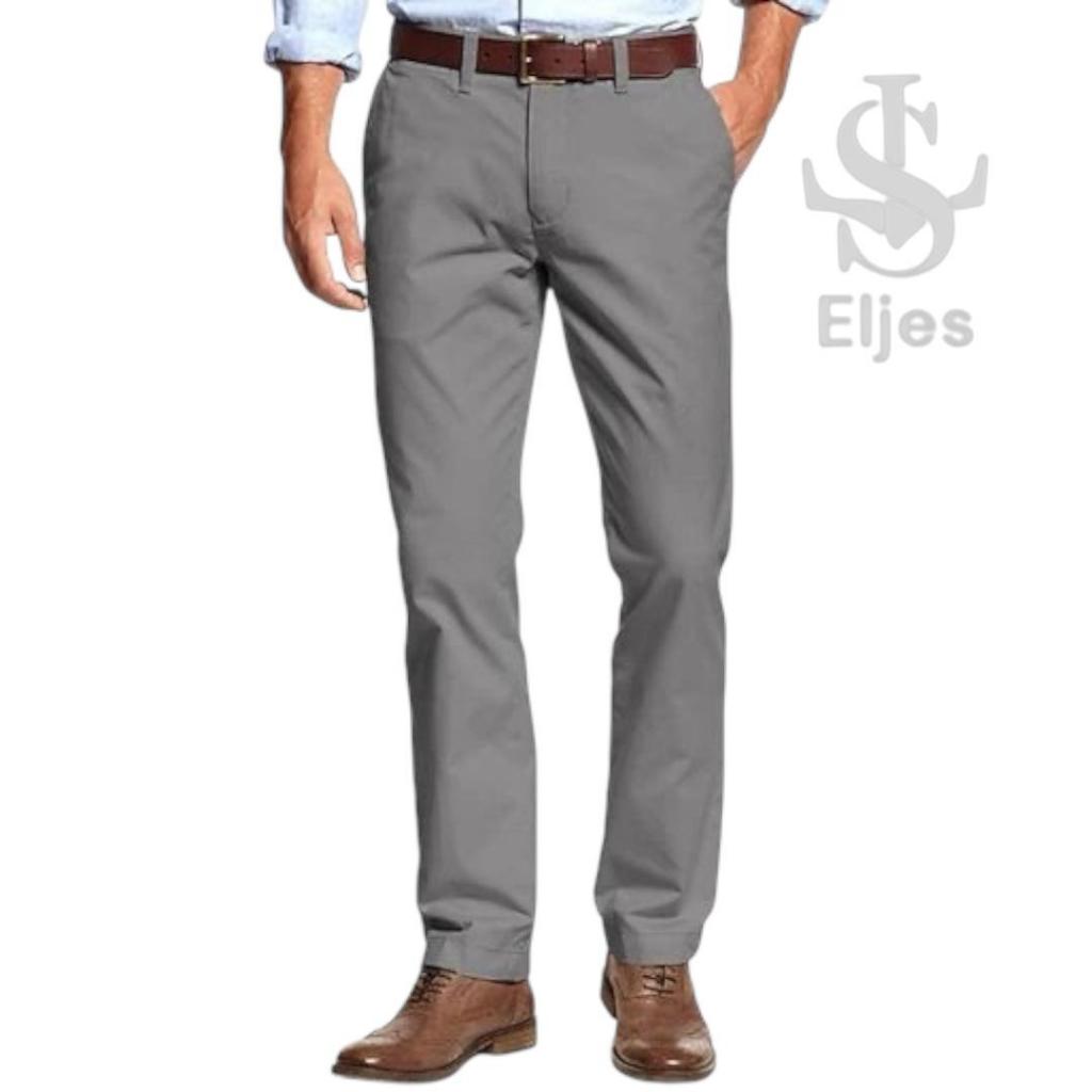 Eljes Celana Pria Chinos Premium Panjang 100cm Standar Slim Celana Chinos Panjang Standar Reguler St