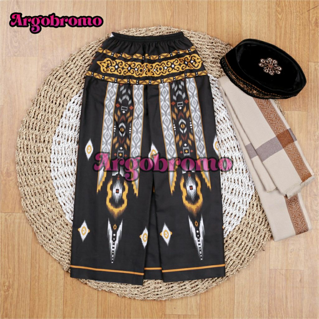 sarung instan anak anak motif bhs asmat dan bhs motif asmat dayak umur 7thn sampai 13 thn