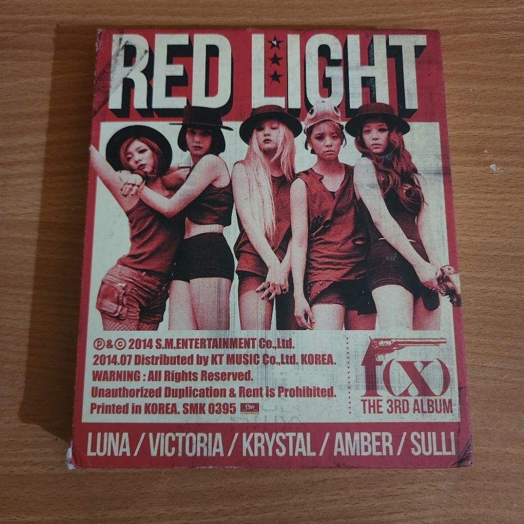 [ Ready Stock ] F(X) Album RED LIGHT