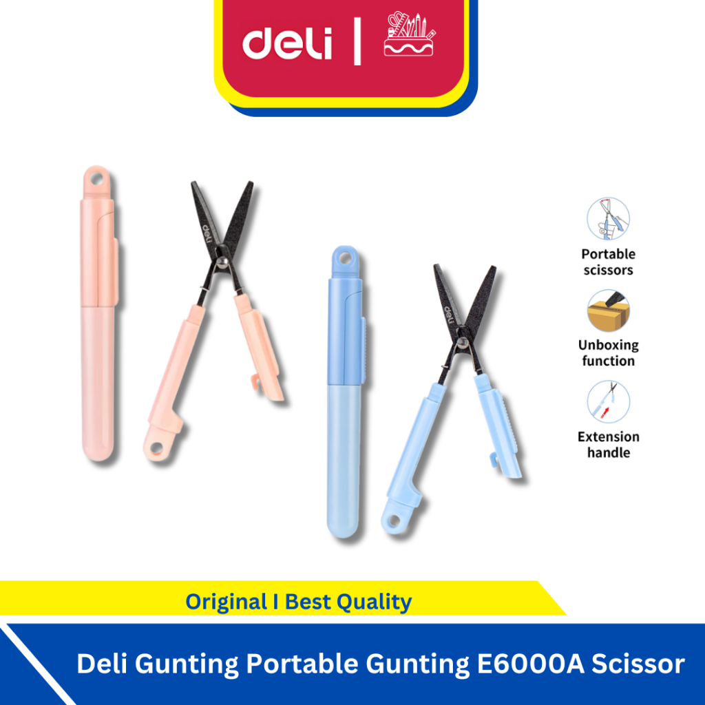 

Deli Gunting Lipat / Portable Scissor - E6000A