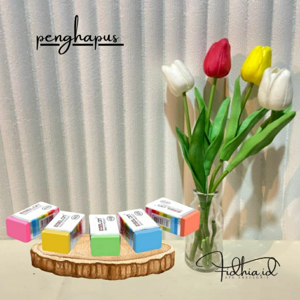 

Penghapus Pensil Warna/ Warna Random | Penghapus Sekolah Anak Lembut Tidak Merusak Kertas
