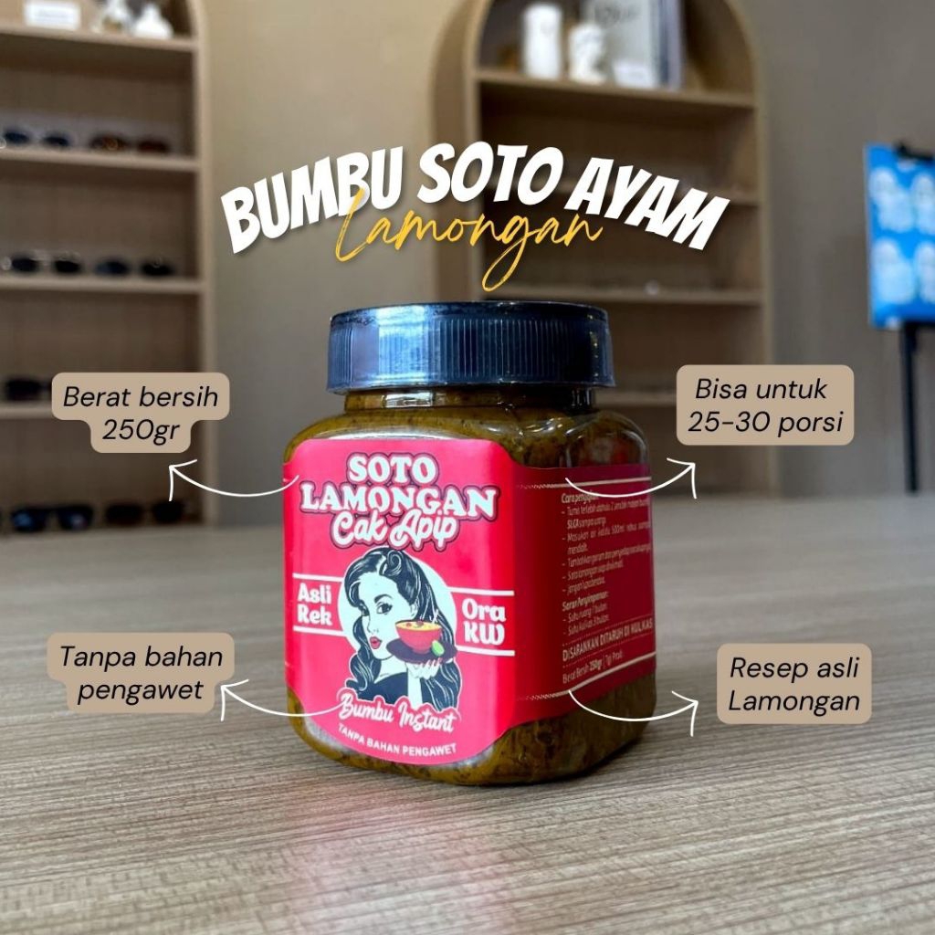 

Bumbu soto ayam Lamongan instan 250gr