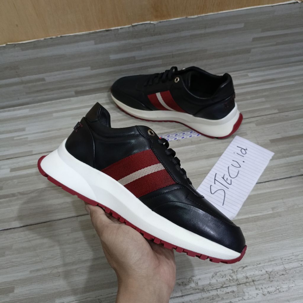 sepatu bally sneaker cowok sepatu pria full kulit