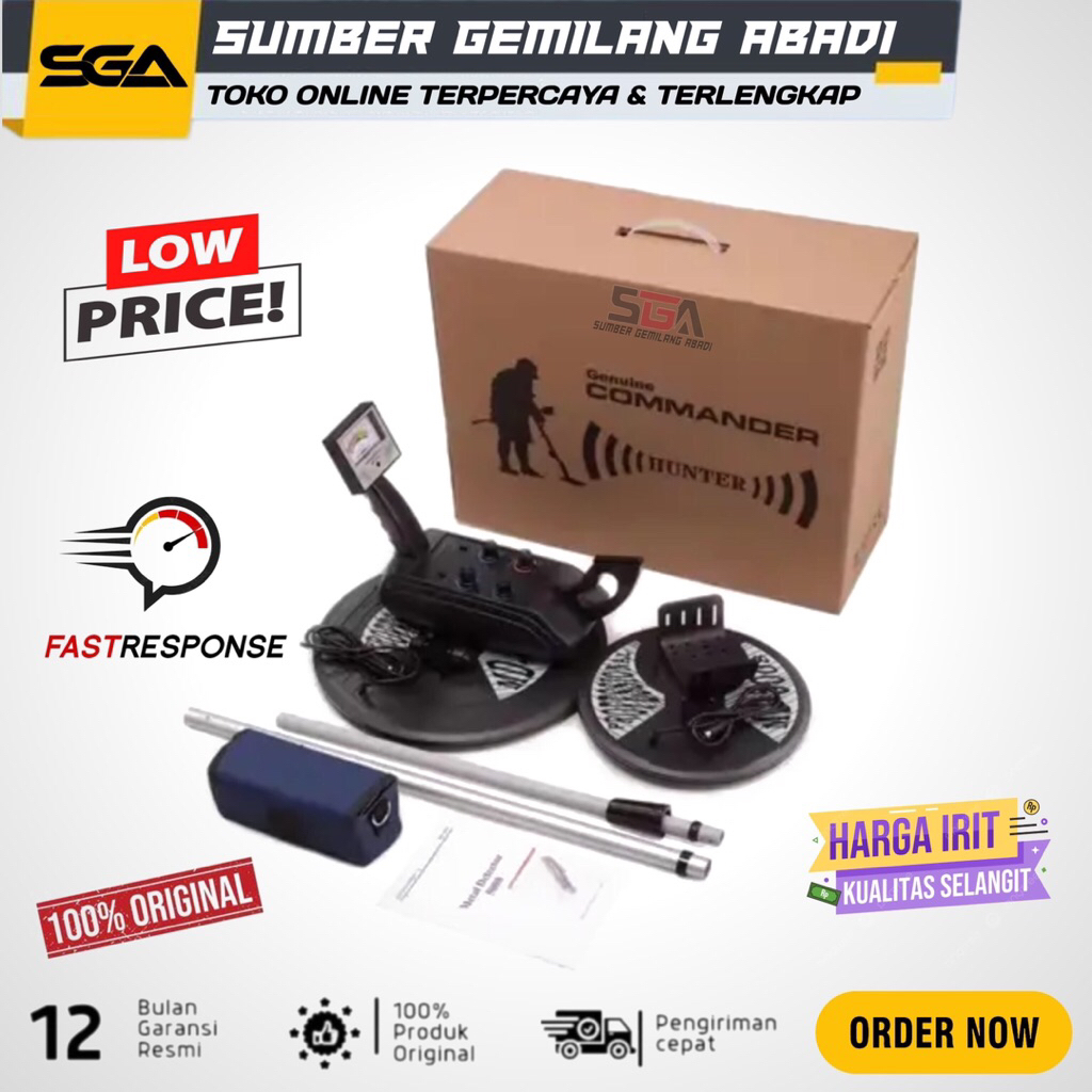 Metal Gold Detector MD5008 Detektor Emas Logam MD-5008 Finder Sniper