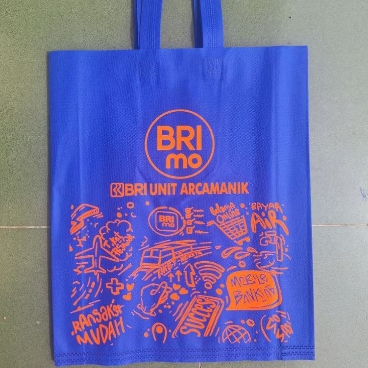 

ECOGI 38X45X8 CM Free desain dan sablon 1 sisi 1 warna