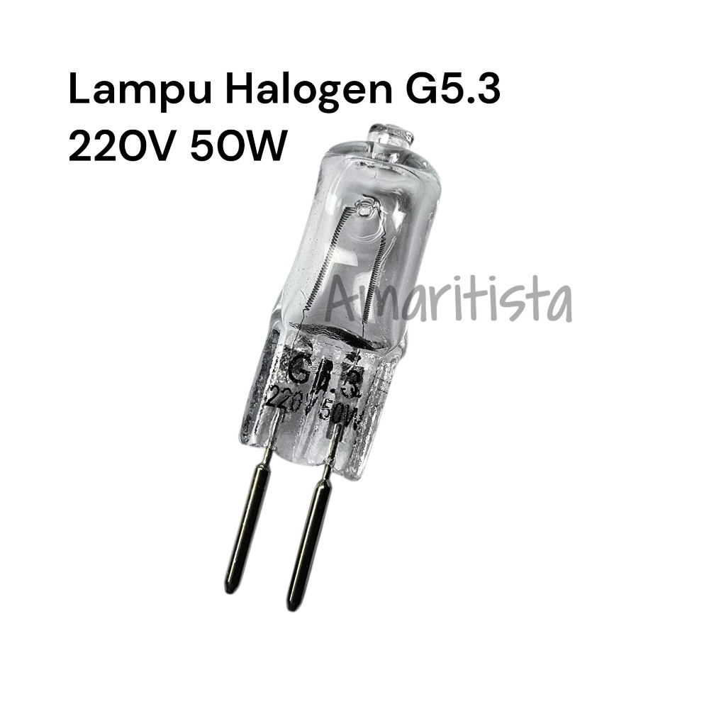 Lampu Halogen Kacang 220V 50W G5.3