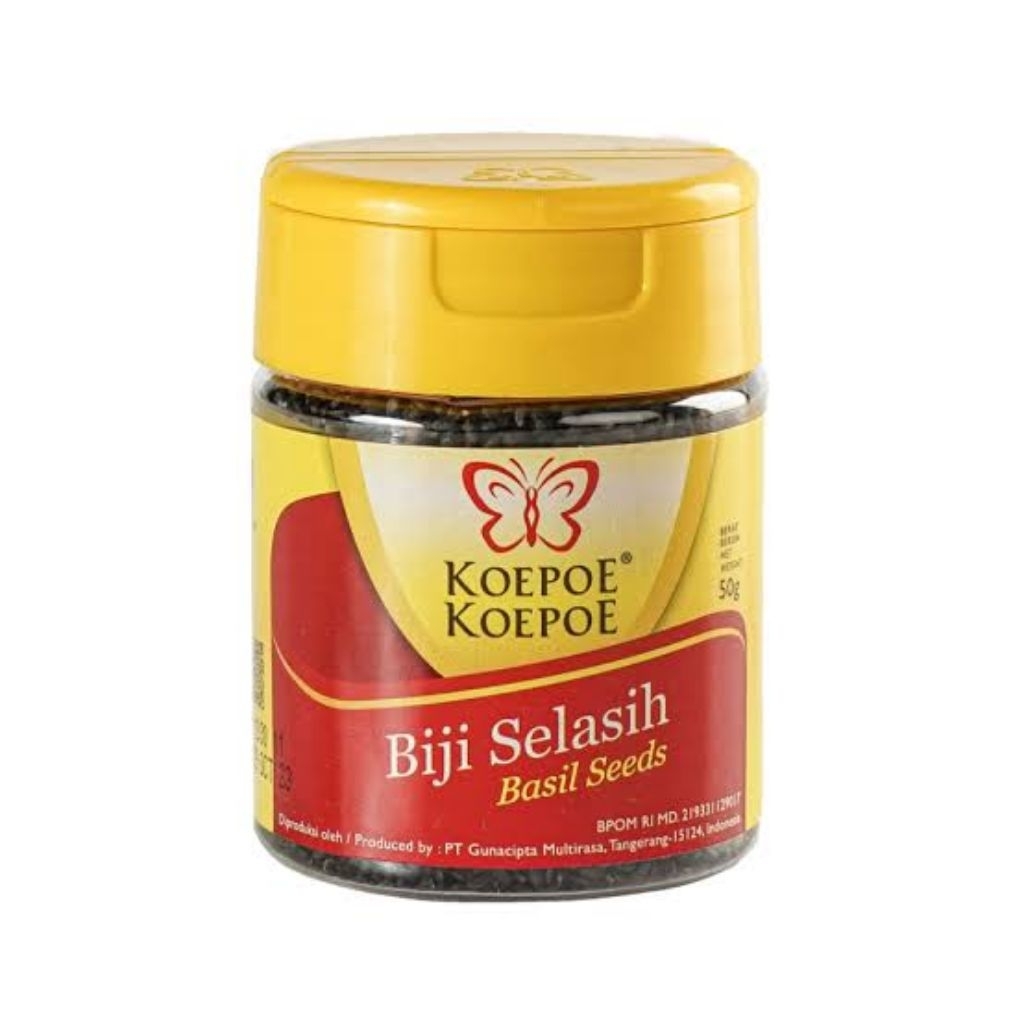 

Biji Selasih Basil Seeds 50 g koepoe- Koepoe