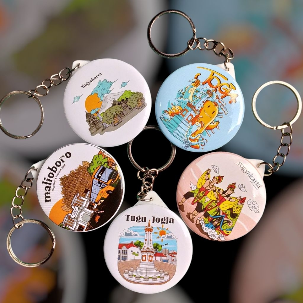 SOUVENIR Oleh Oleh JOGJA gantungan kunci