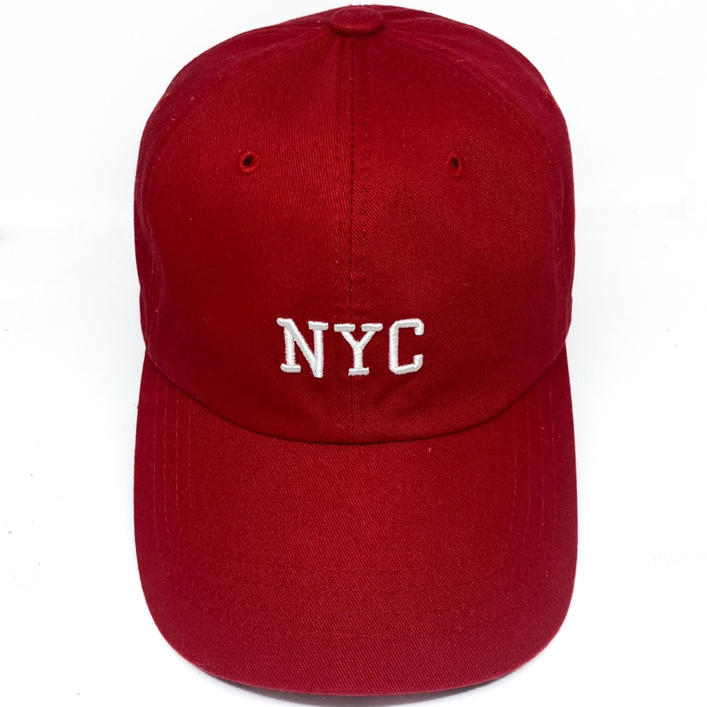 Topi Newyork NYC Script Simple Cap Second
