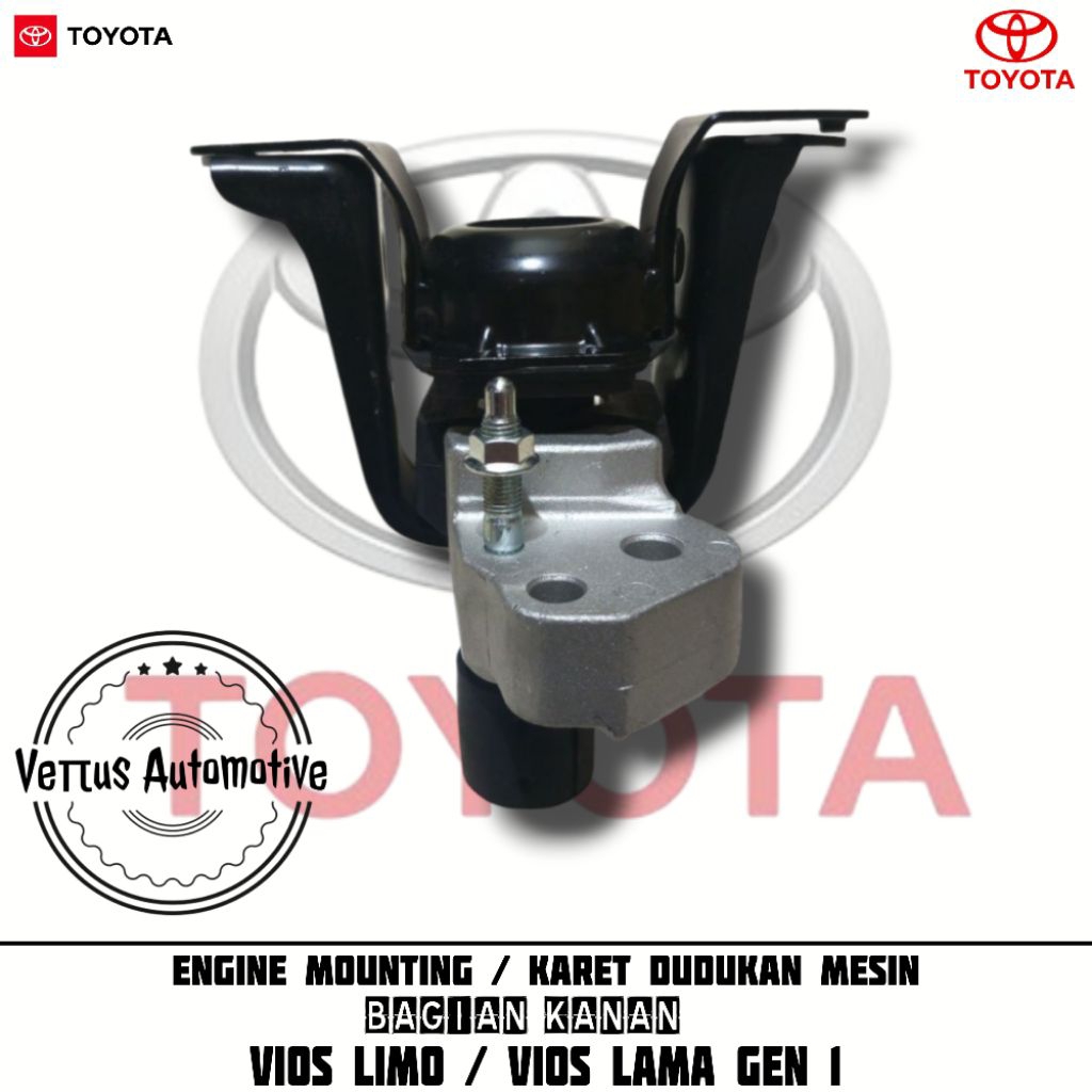 Engine Mounting Kanan Vios Limo Vios Gen 1 - Karet Dudukan Mesin Kanan Vios Gen 1 Vios Limo Original