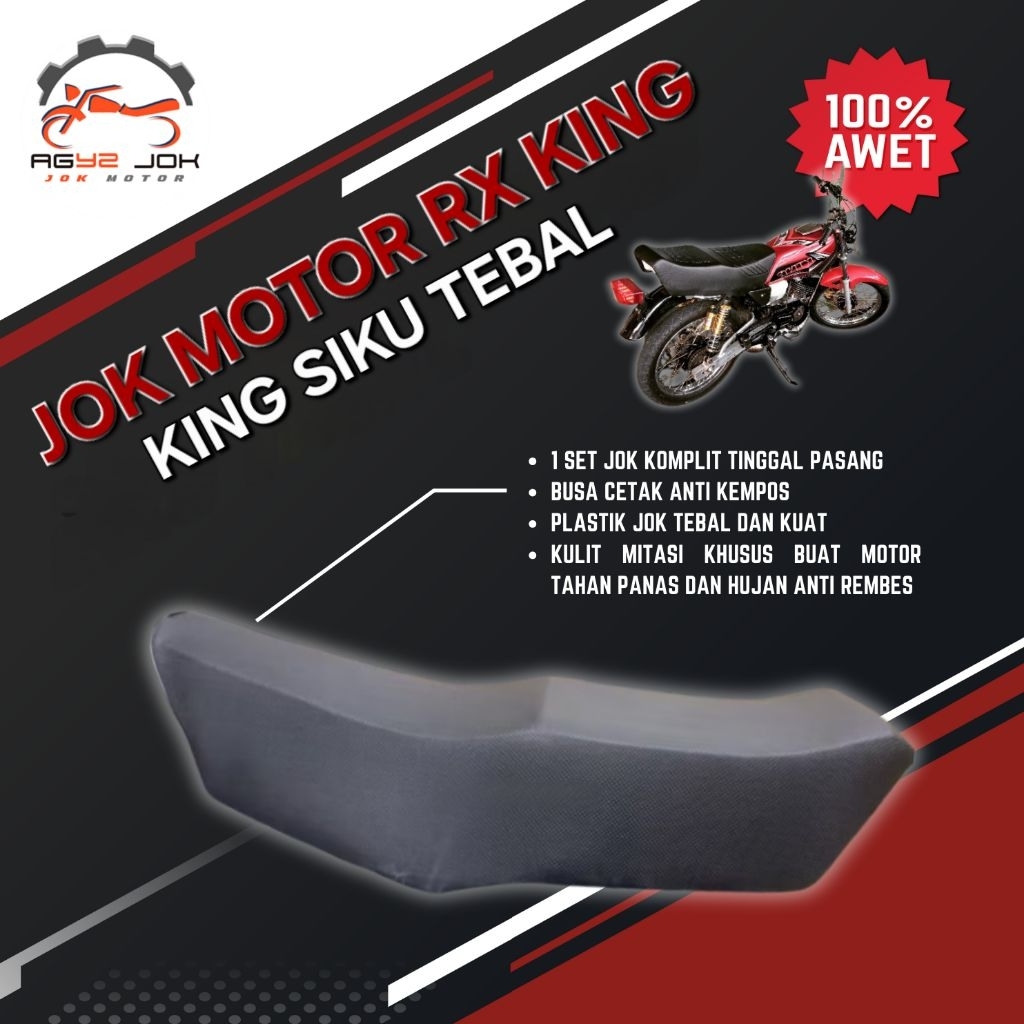 Jok Motor Rx King Siku Polos Jok Variasi Yamaha Rx King