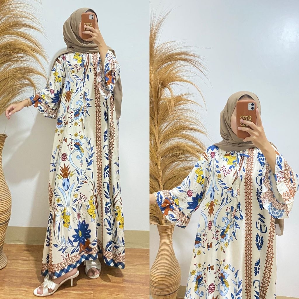 humaira homedress / homedress rayon terbaru / homedress rayon premium