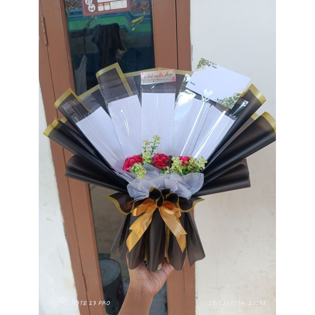 buket uang 5 lembar / buket uang kosong 5 lembar