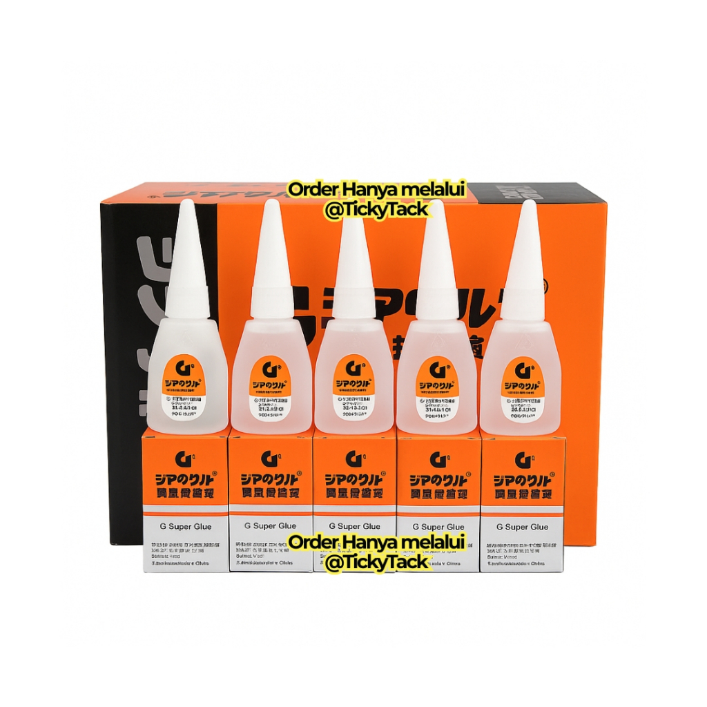 

053 Lem Korea G Lem Keras Super Glue Serbaguna Daya Rekat Tinggi Lem Cair Cepat Kering Lem G Korea untuk Plastik Karet Kayu Kaca Logam Harga Per 1 Pcs Lem Kuat ATK Kantor Sekolah Rumah DIY Lem Serba Guna Murah