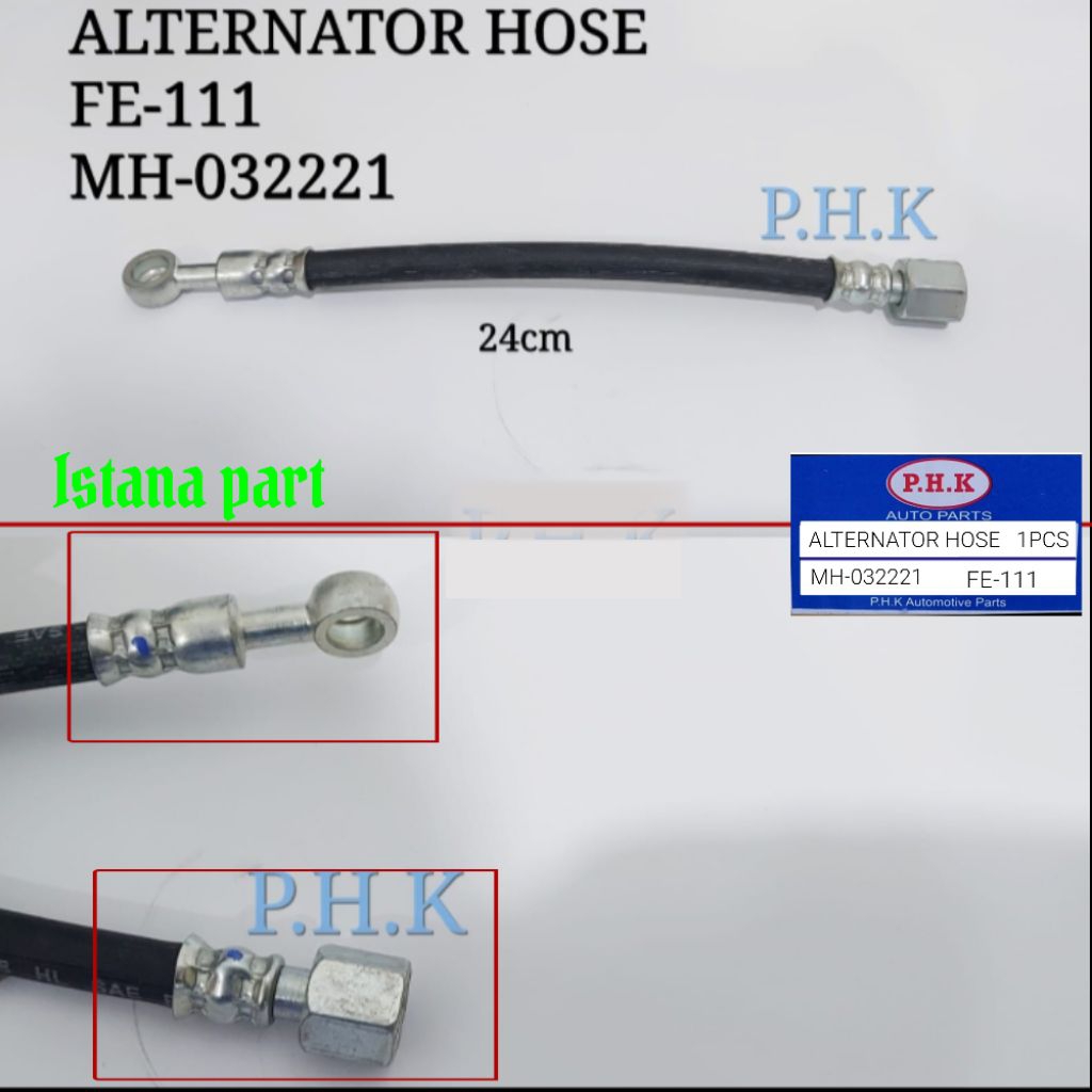 Alternator Hose /Selang Alternator Mobil FE- 111 .1pcs.