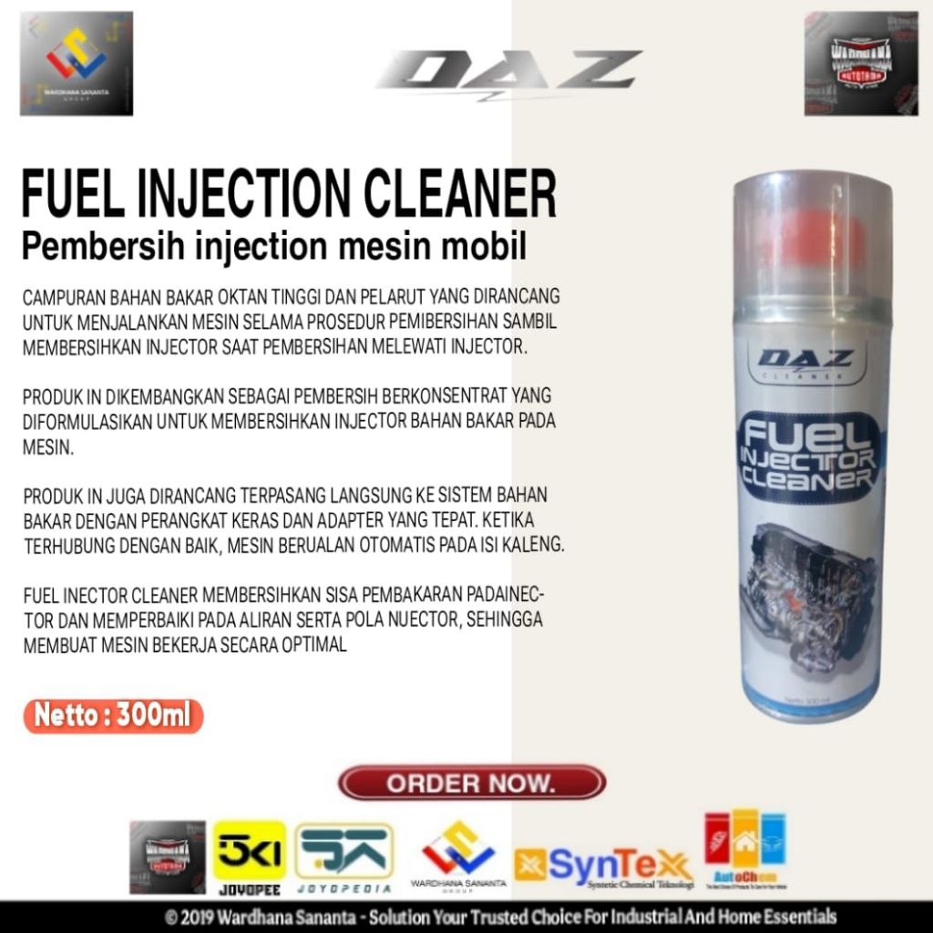 Fuel injector cleaner cairan pembersih injector 300 ml - FUEL INJECTOR CLEANER