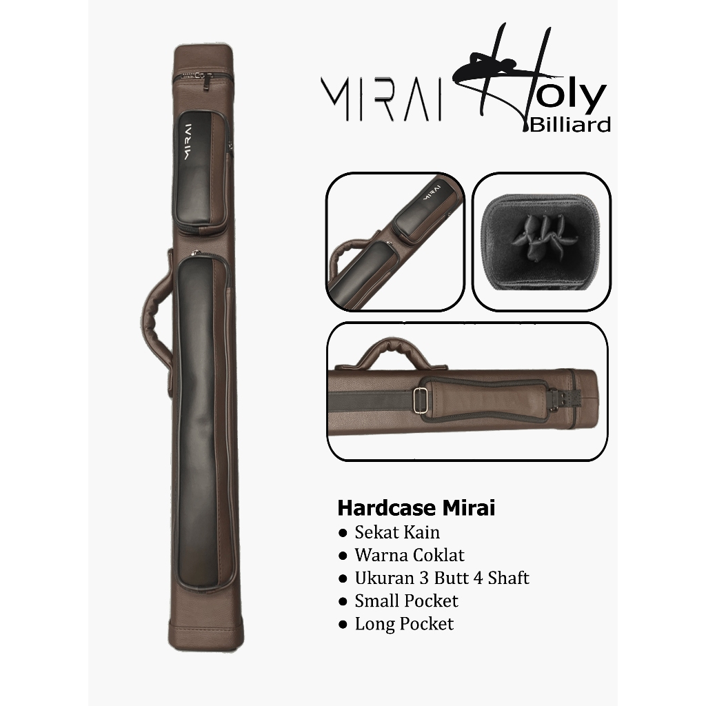 Hardcase Mirai / Case Mirai / Tas Mirai - Brown