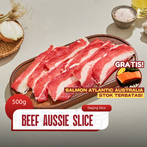 

Daging Sapi Premium Slice Beef Frozen Food Halal 500gr AUS - Daily Beef Jakarta Utara