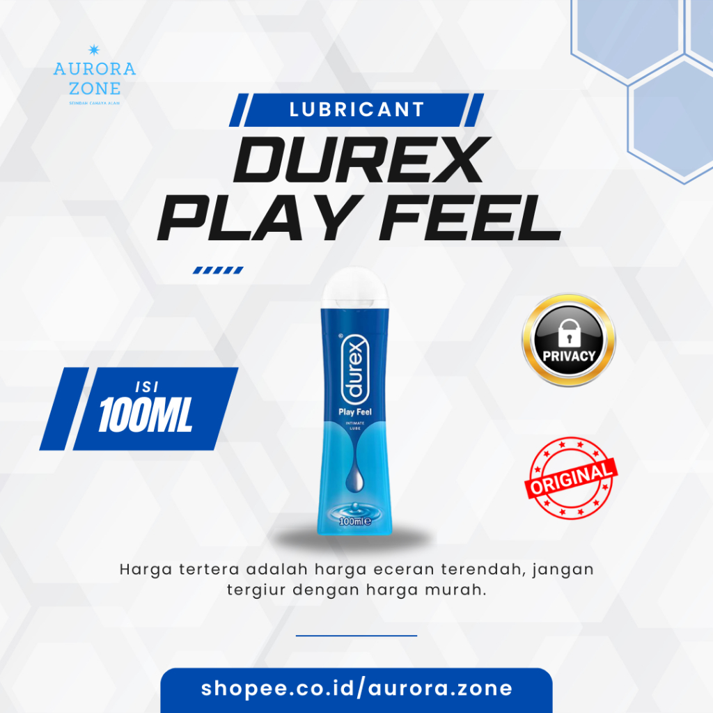 

Aurora Prive DUREX PLAY 100 ML / PELUMAS LUBRIKAN ISI BANYAK