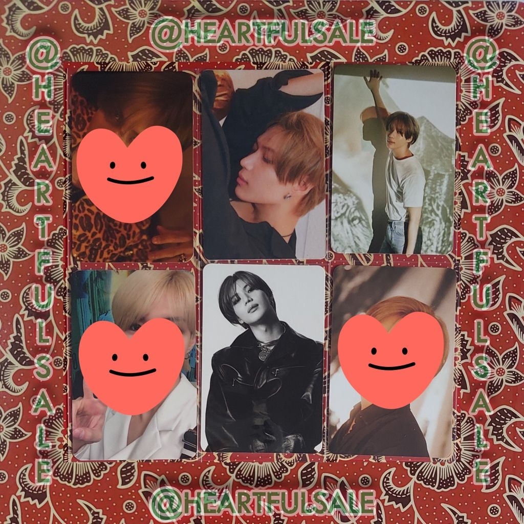 BELI = 100% DONASI UNTUK PALESTINA | PC PHOTOCARD TAEMIN ALBUM WANT KIHNO STICKER