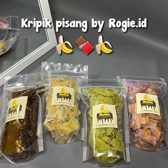 

pisang coklat lumer dan kriuk berbagai macam rasa