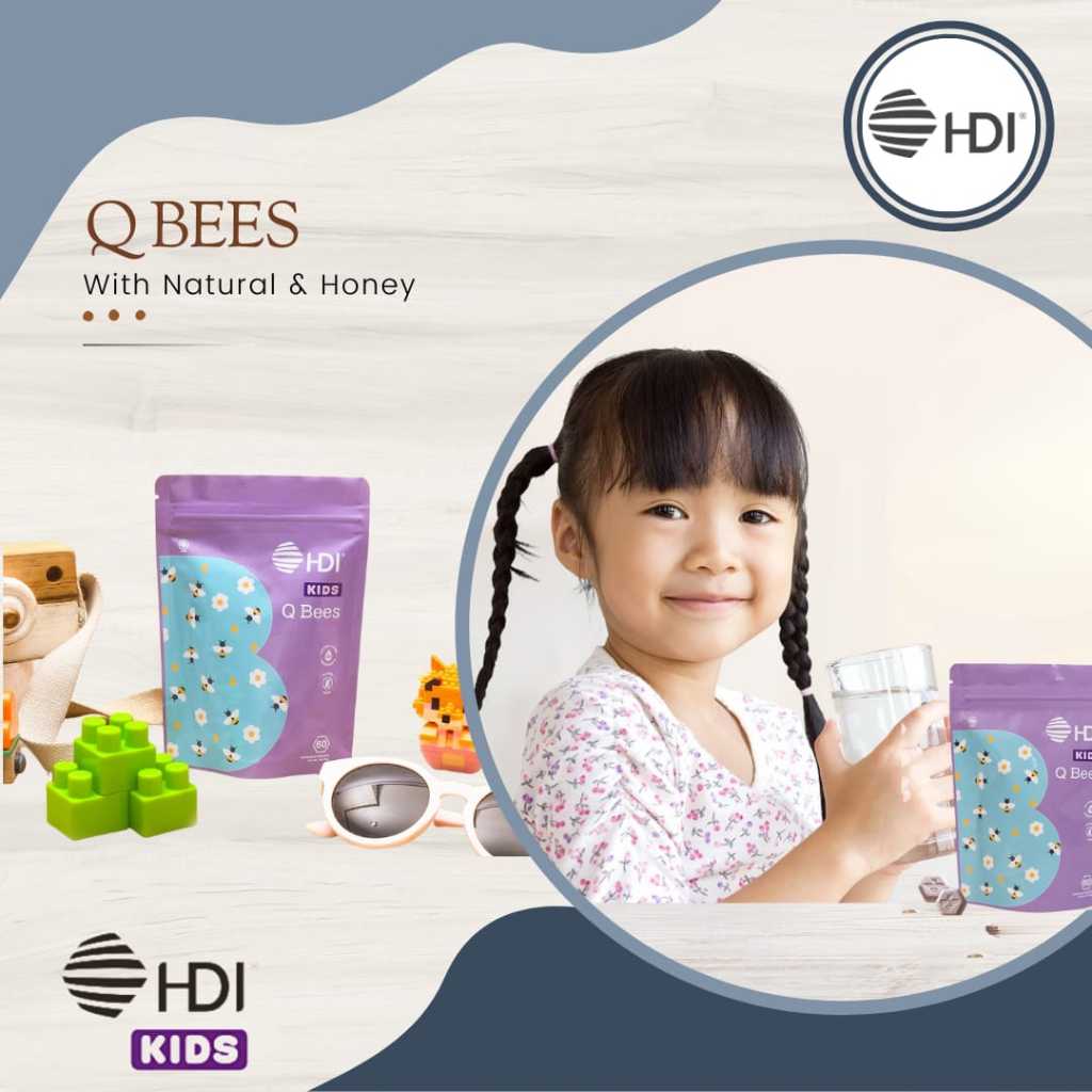 HDI Q BEES • Suplemen Aktifitas Anak ( Original HDI Kids ™ ) - ORIGINAL 100%