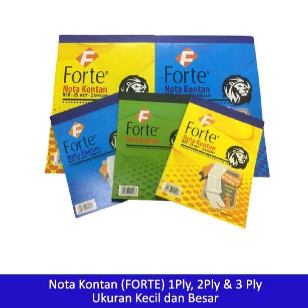

Nota Kontan Ukuran Kecil & Besar 1 Ply/2 Ply/3 Ply