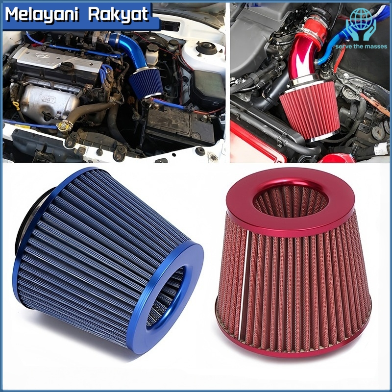 76mm Filter Udara Mobil Universal Open Air Filter Universal OPEN FILTER