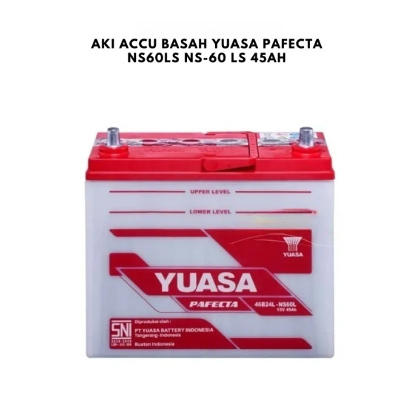 AKI MOBIL BASAH NS60LS YUASA BASAH 45AH 12V