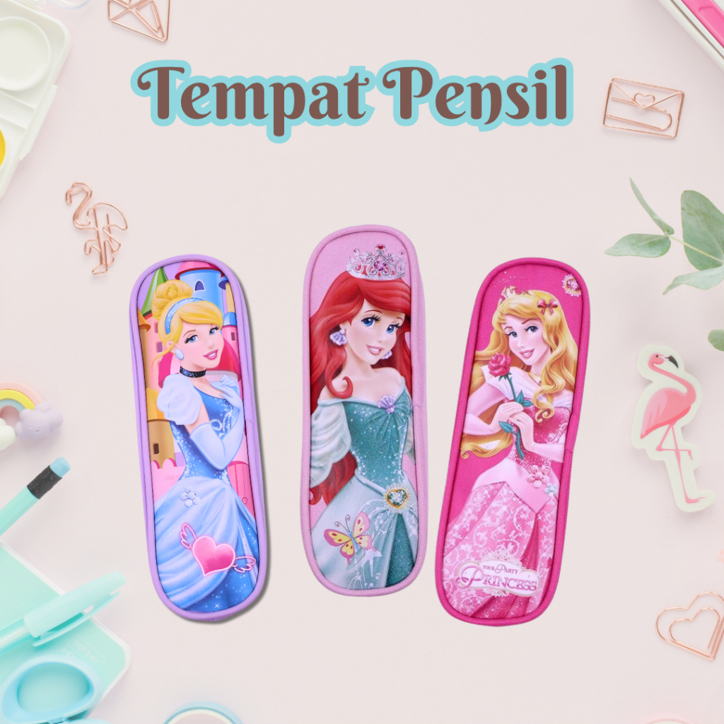 

TEMPAT PENSIL PRINCESS / PENCIL CASE JUMBO ACCESSORIES