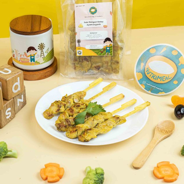 

Nutrimeal - Sate Rempah Malay Ayam Organik (5 pcs)